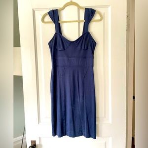 Sexy blue mini dress